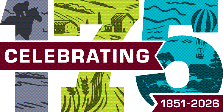 Celebrating 175 years, 1851 to 2026, with photo collage showing Arrow Bank's history